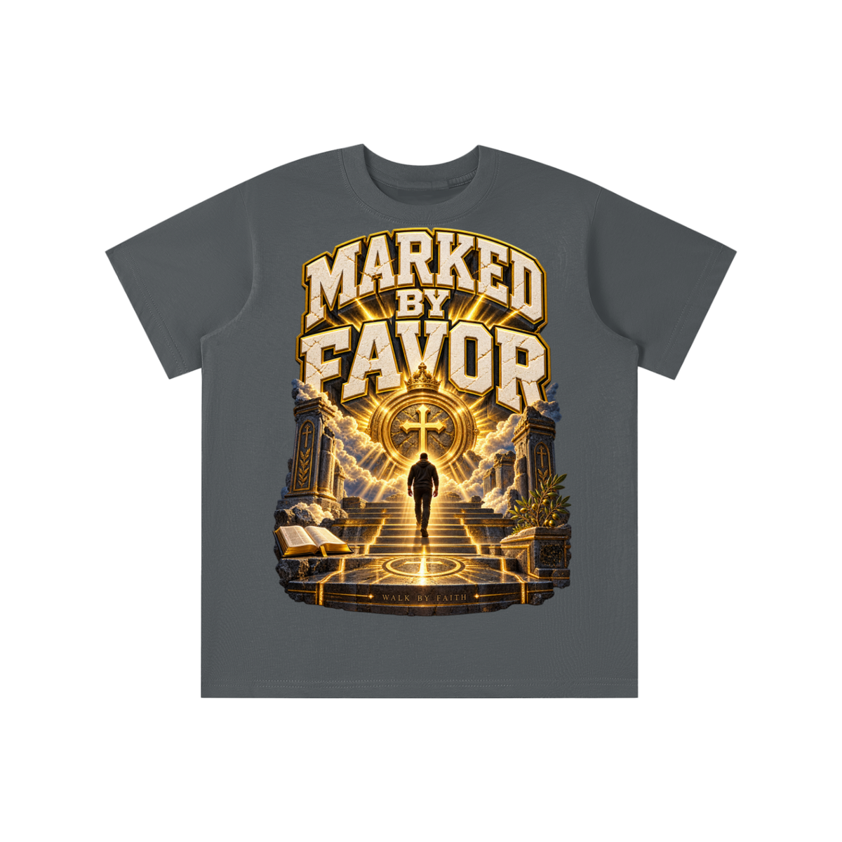Walk by Faith™ Marked by Favor Graphic T-Shirt - Youth Unisex Tee