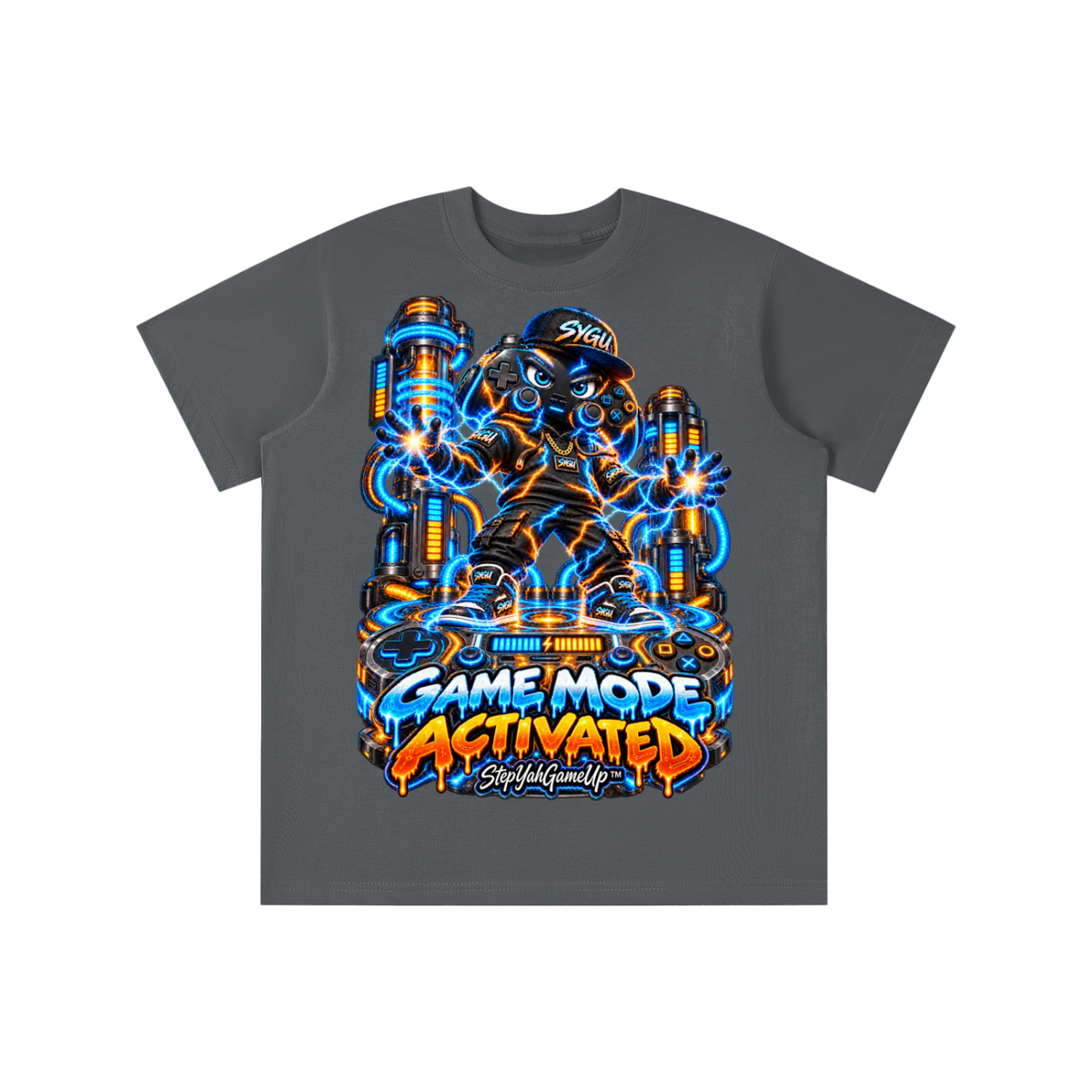 StepYahGameUp™ Game Mode Activated Graphic T-Shirt - Youth Unisex Tee