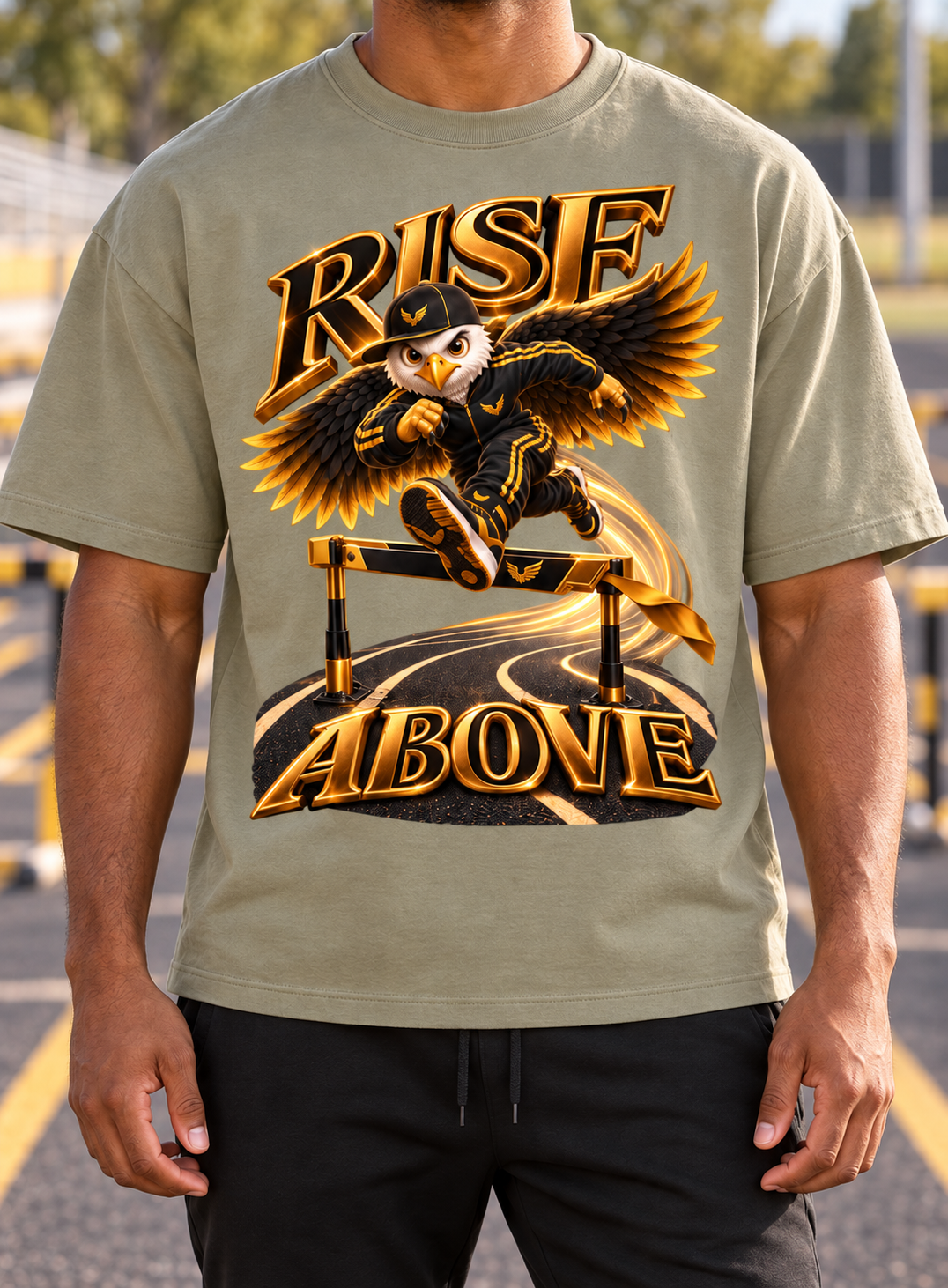 Lil Fantasy Legends™ Rise Above Oversized Graphic T-Shirt - Unisex