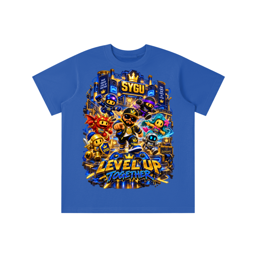 StepYahGameUp™ Level Up Together Graphic T-Shirt - Youth Unisex Tee