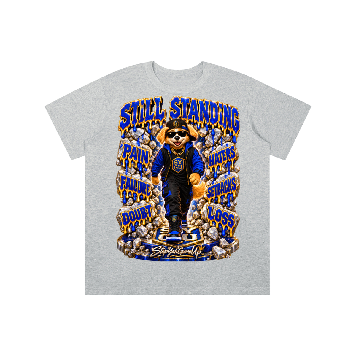 StepYahGameUp™ Still Standing Graphic T-Shirt - Youth Unisex Tee