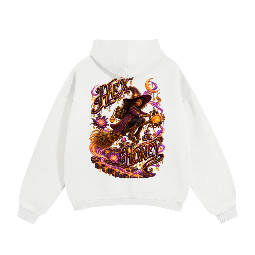 Halloween Hex & Honey Front Back Graphic Hoodie - A Little Hex Appeal - Unisex