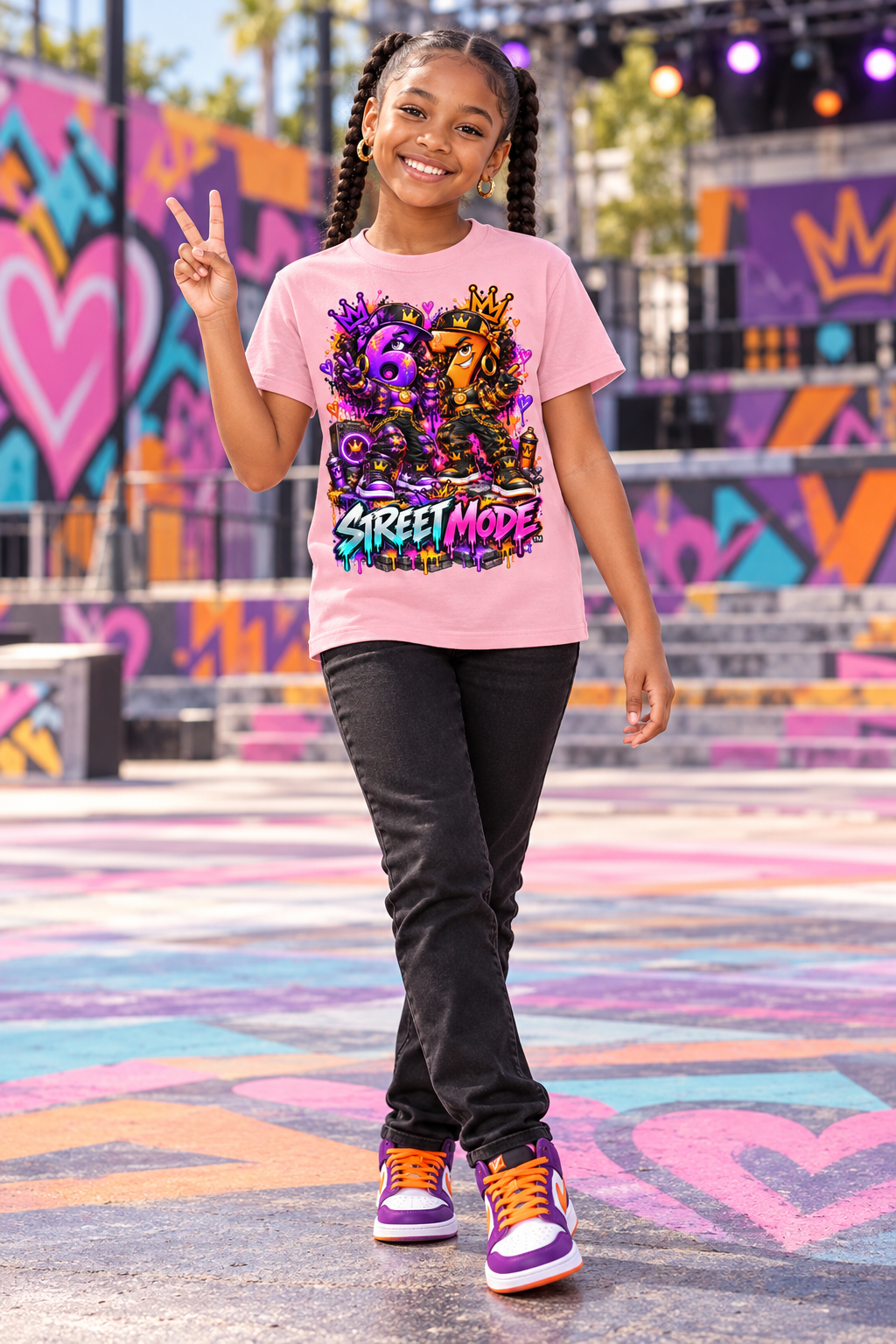 6-7 Street Mode™ Signature Graphic T-Shirt - Youth Unisex Tee