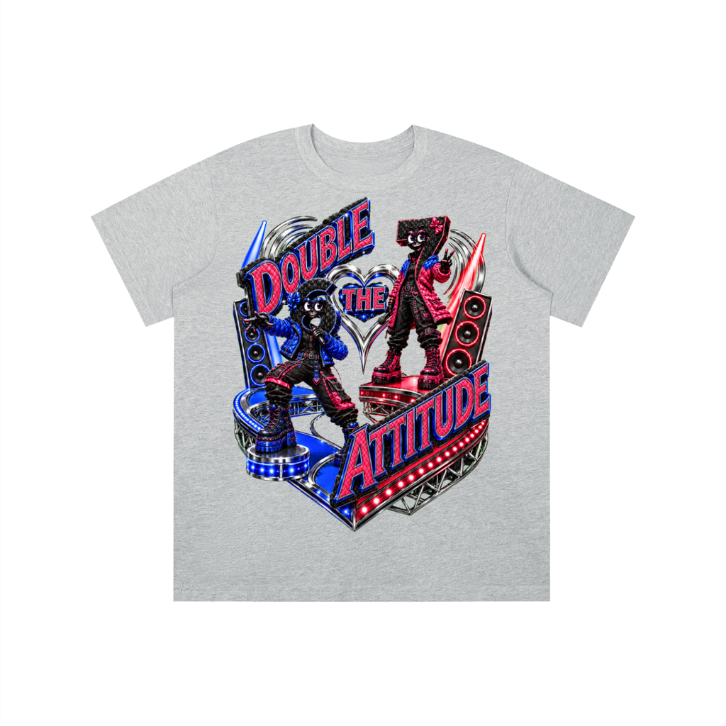 6-7 Street Mode™ Double the Attitude Graphic T-Shirt - Youth Unisex Tee
