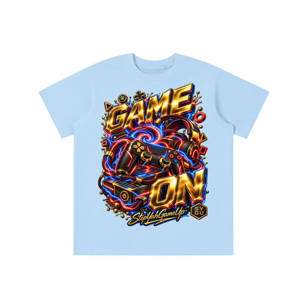 StepYahGameUp™ Game On Graphic T-Shirt - Youth Unisex Tee