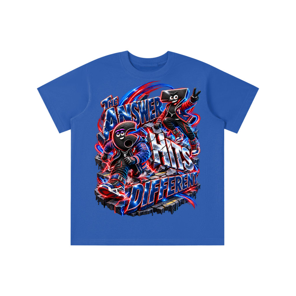 6-7 Street Mode™ Numbers Hit Different Graphic T-Shirt - Youth Unisex Tee