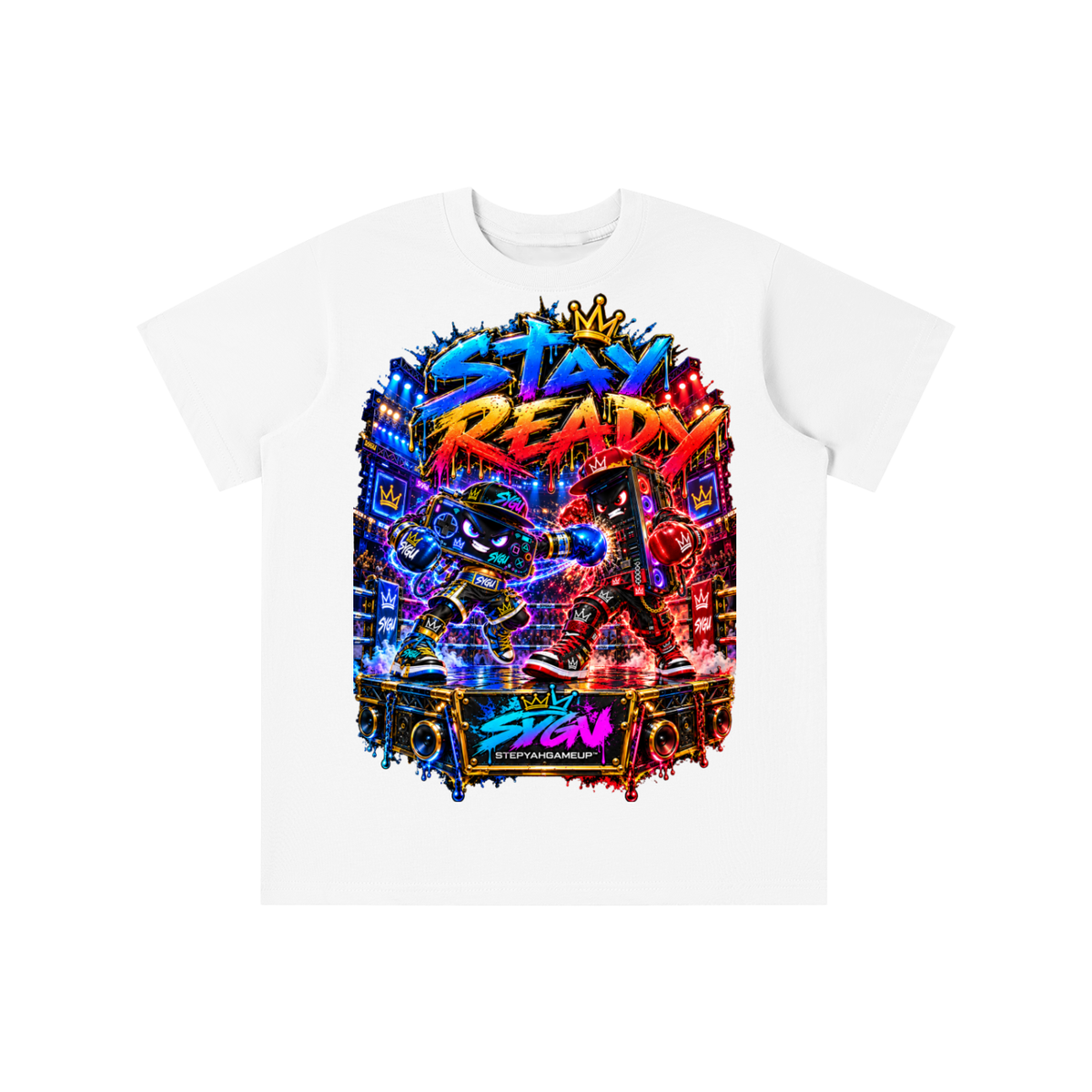 StepYahGameUp™ Stay Ready Graphic T-Shirt - Youth Unisex Tee