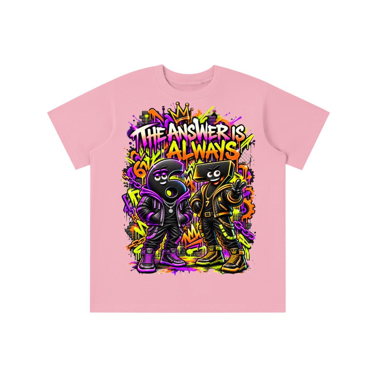 6-7 Street Mode™ Graphic T-Shirt - The Answer Is Always 6-7 - Youth Unisex Tee