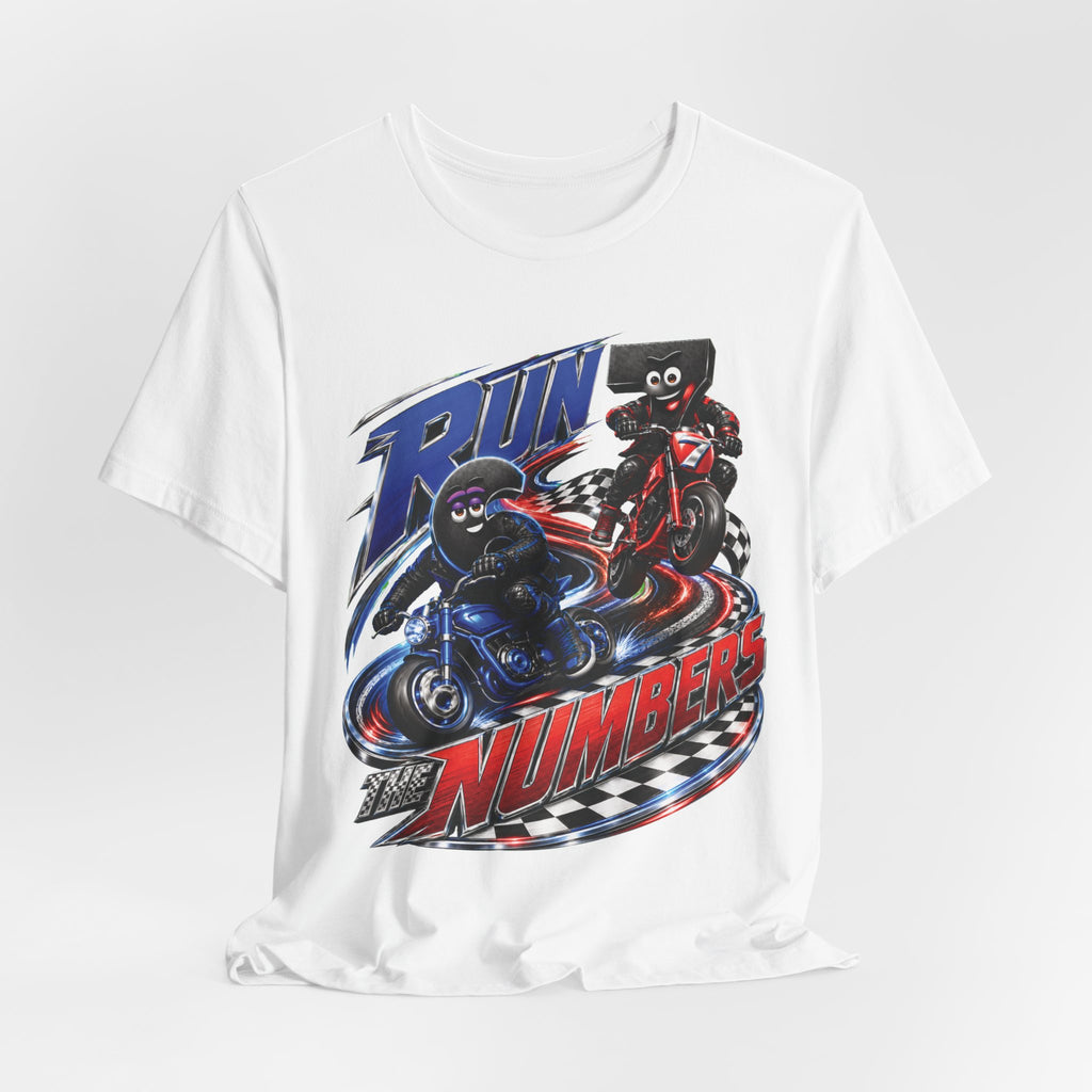Title: 6-7: Run the Numbers | Adult Unisex Tee