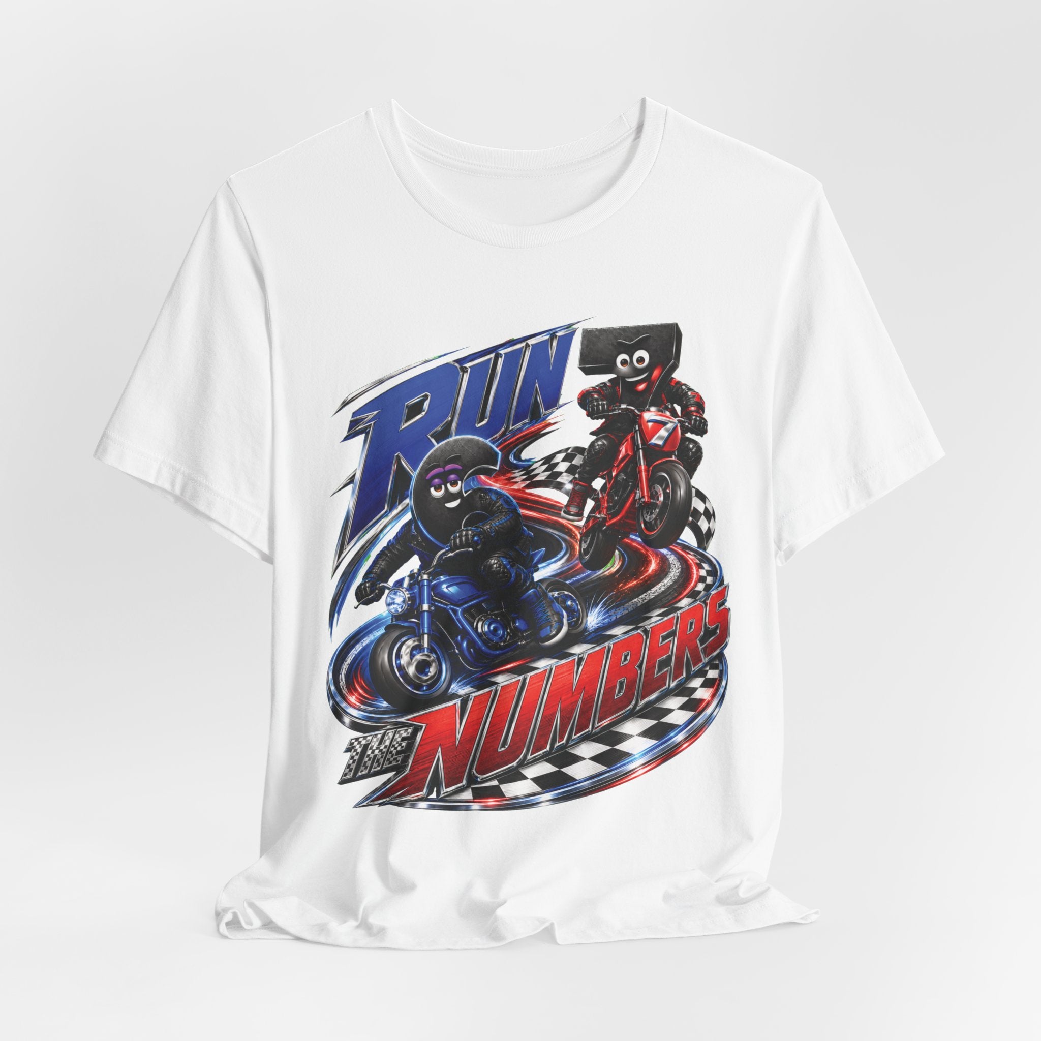 Title: 6-7: Run the Numbers | Adult Unisex Tee