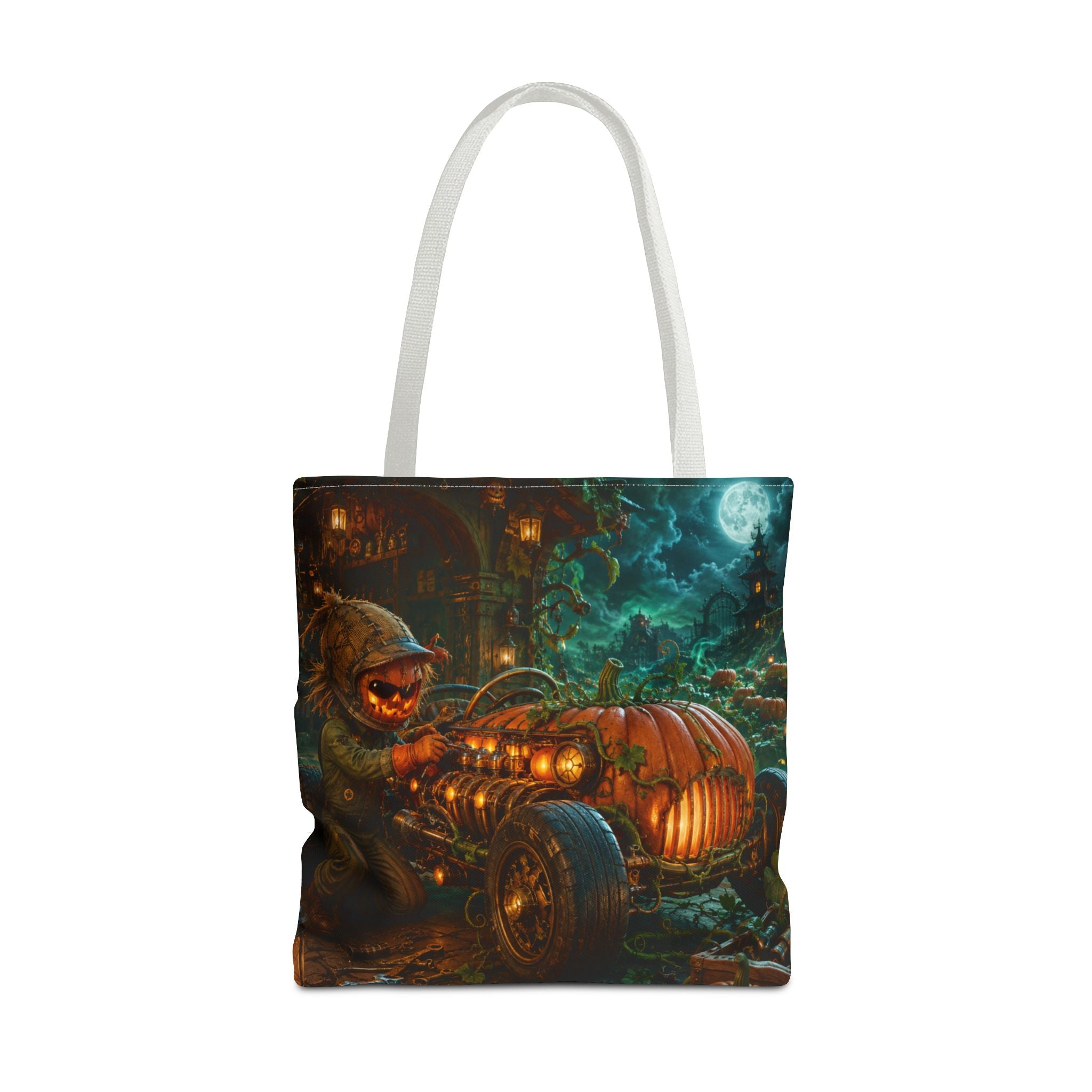Halloween Tote Bag — Pumpkin Patch Mechanic