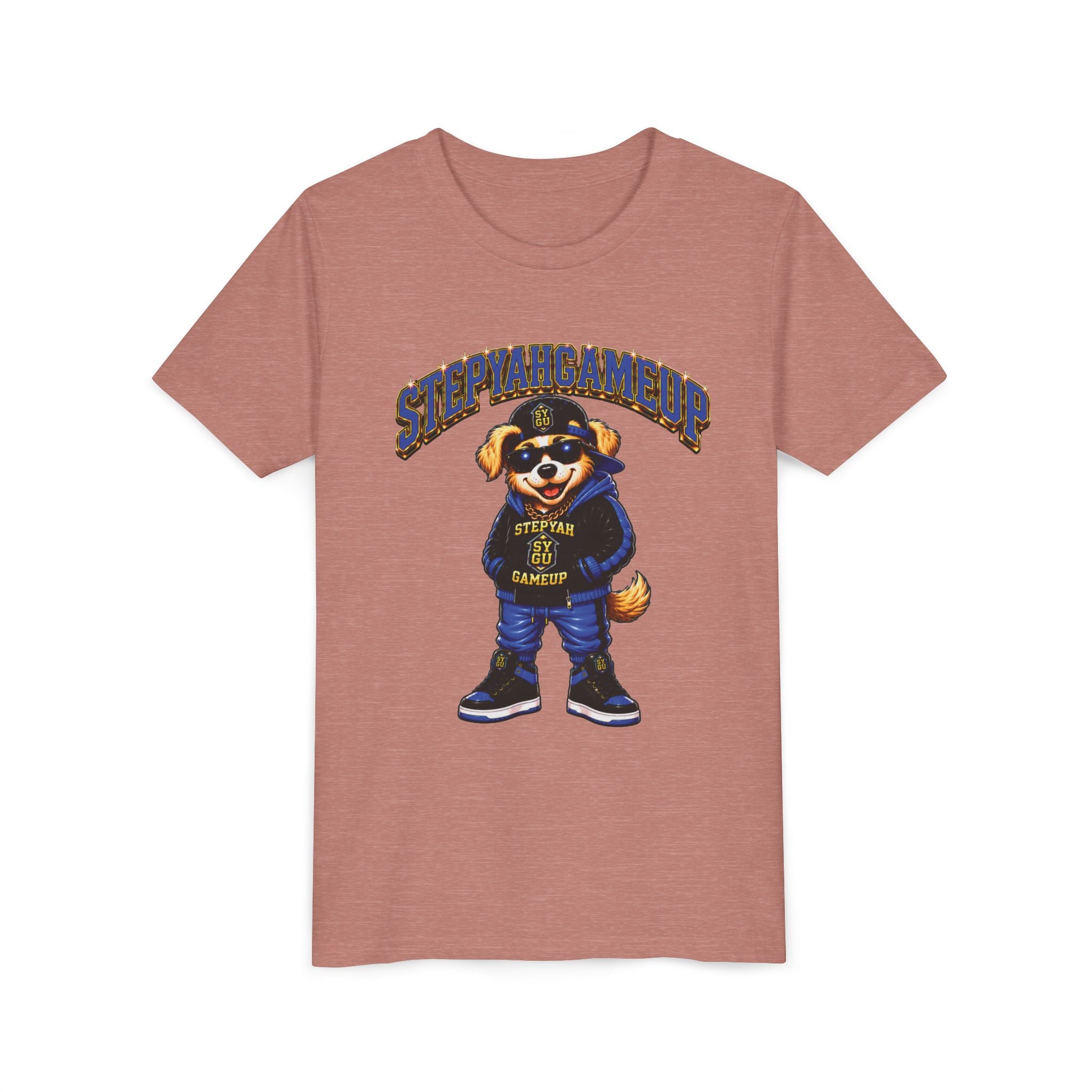 StepYahGameUp — SYGU Dog | Blue Edition | Unisex Youth Tee