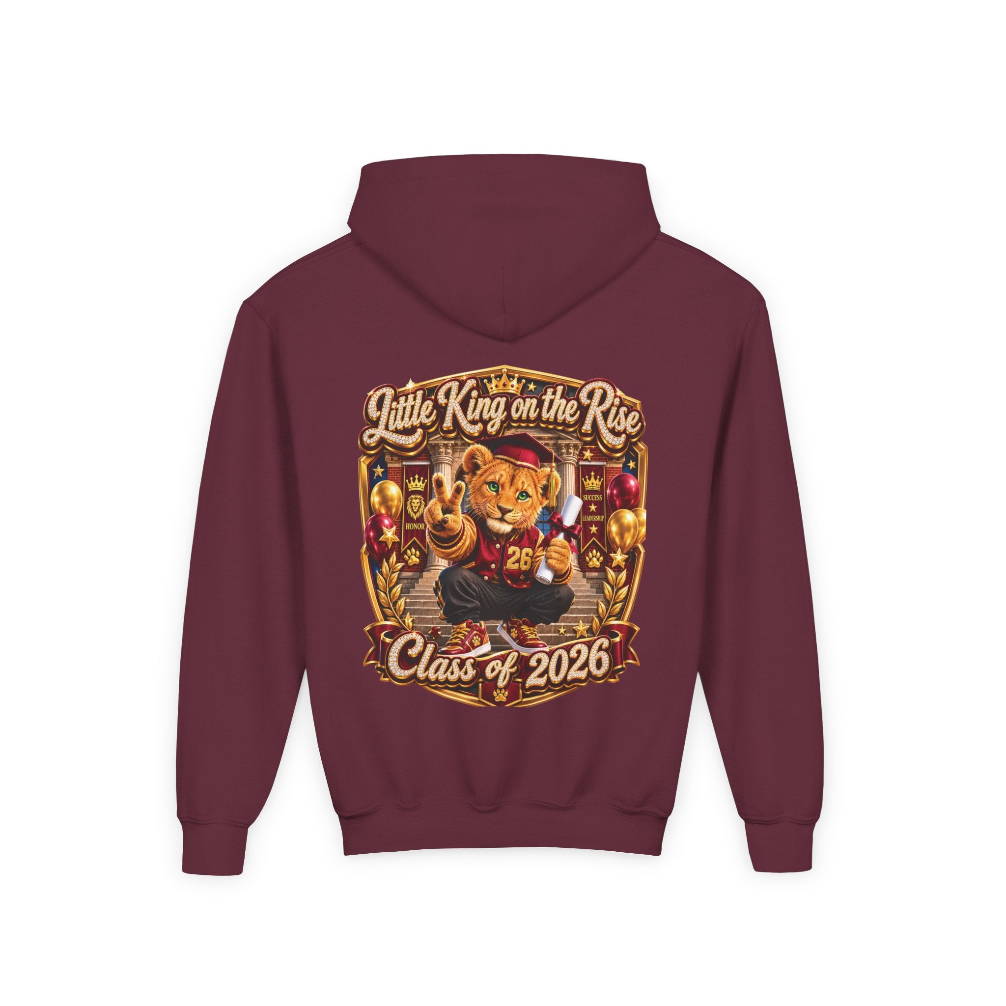 Little King Miko Unisex   Youth Hoodie — Little King on the Rise