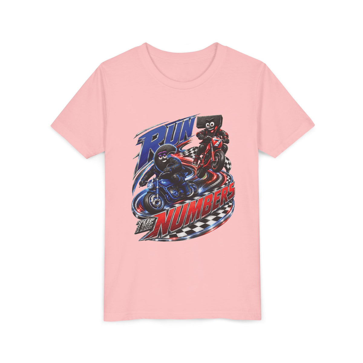 Title: 6-7: Run the Numbers | Youth Unisex Tee