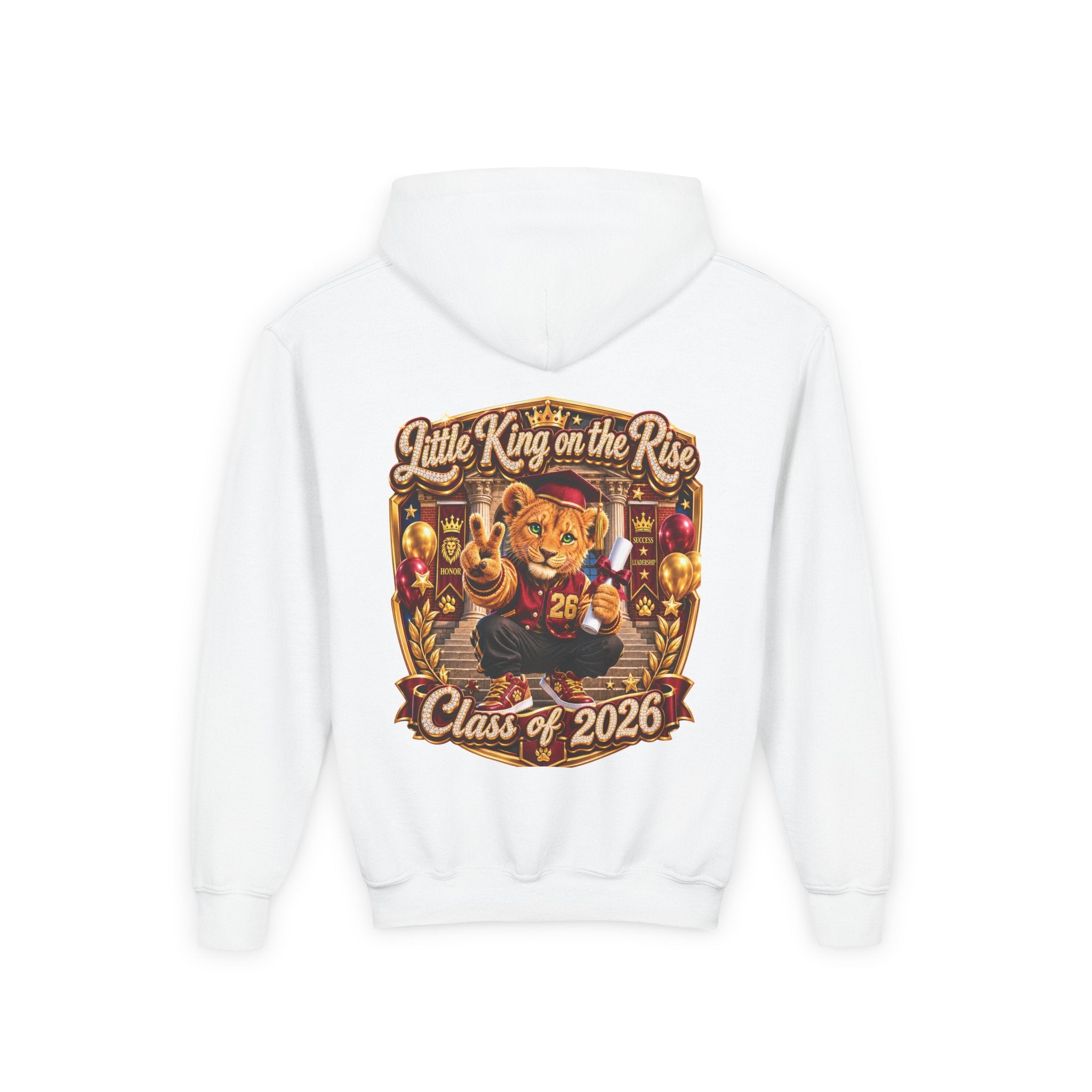 Little King Miko Unisex   Youth Hoodie — Little King on the Rise