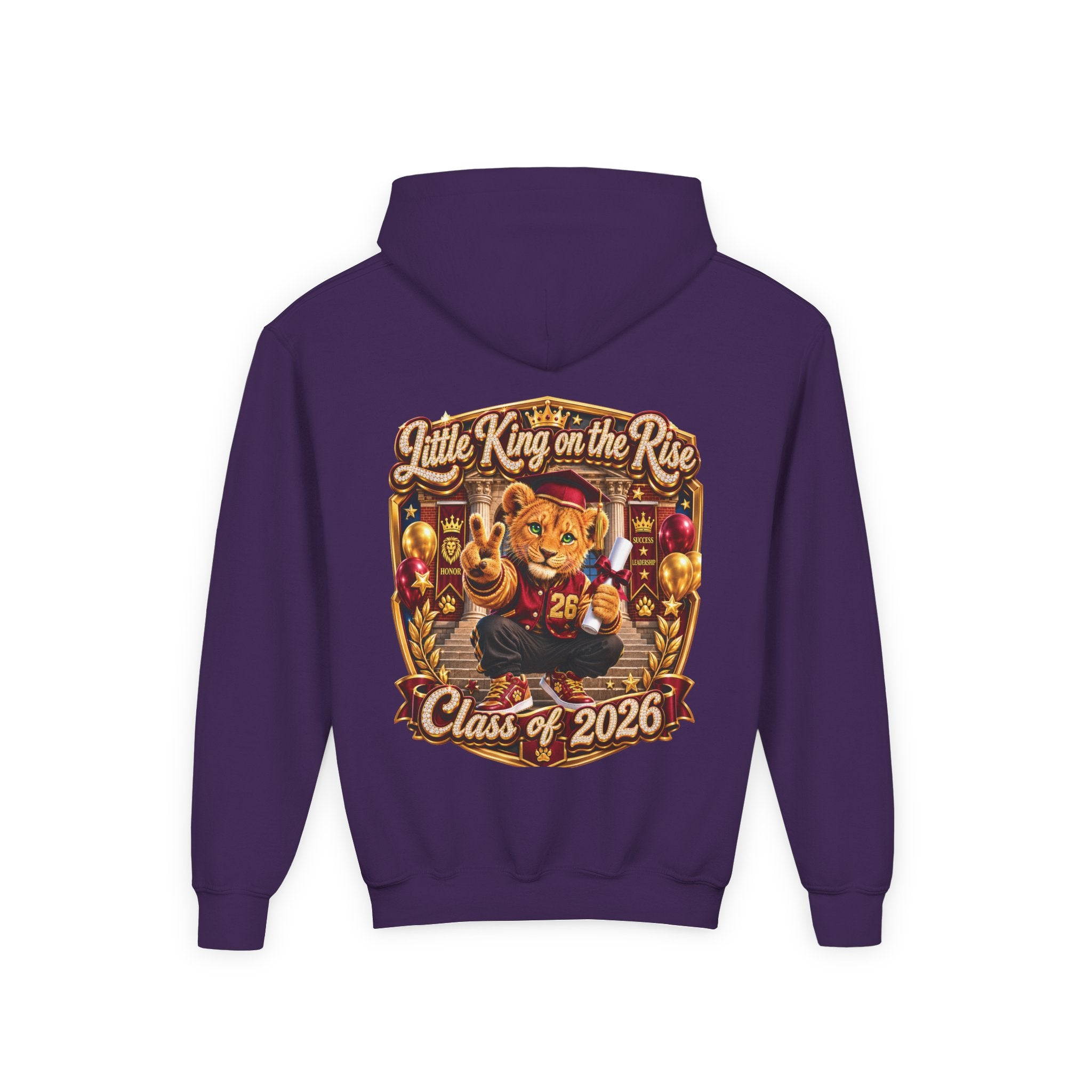 Little King Miko Unisex   Youth Hoodie — Little King on the Rise