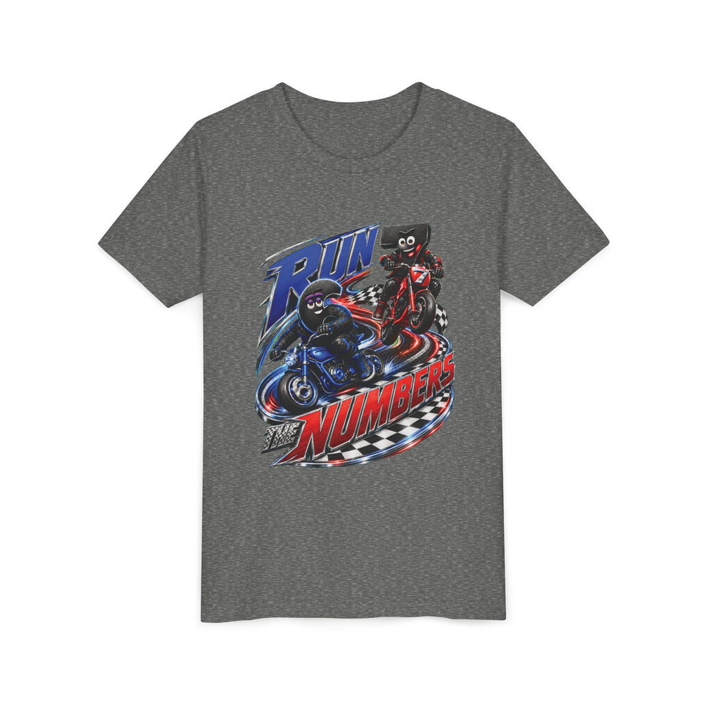 Title: 6-7: Run the Numbers | Youth Unisex Tee