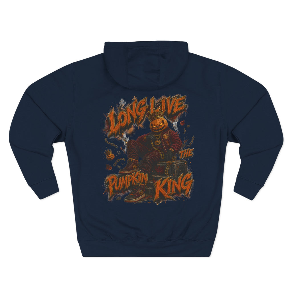 Long Live the Pumpkin King — Pumpkin Street Royalty Halloween Hoodie | Adult Unisex