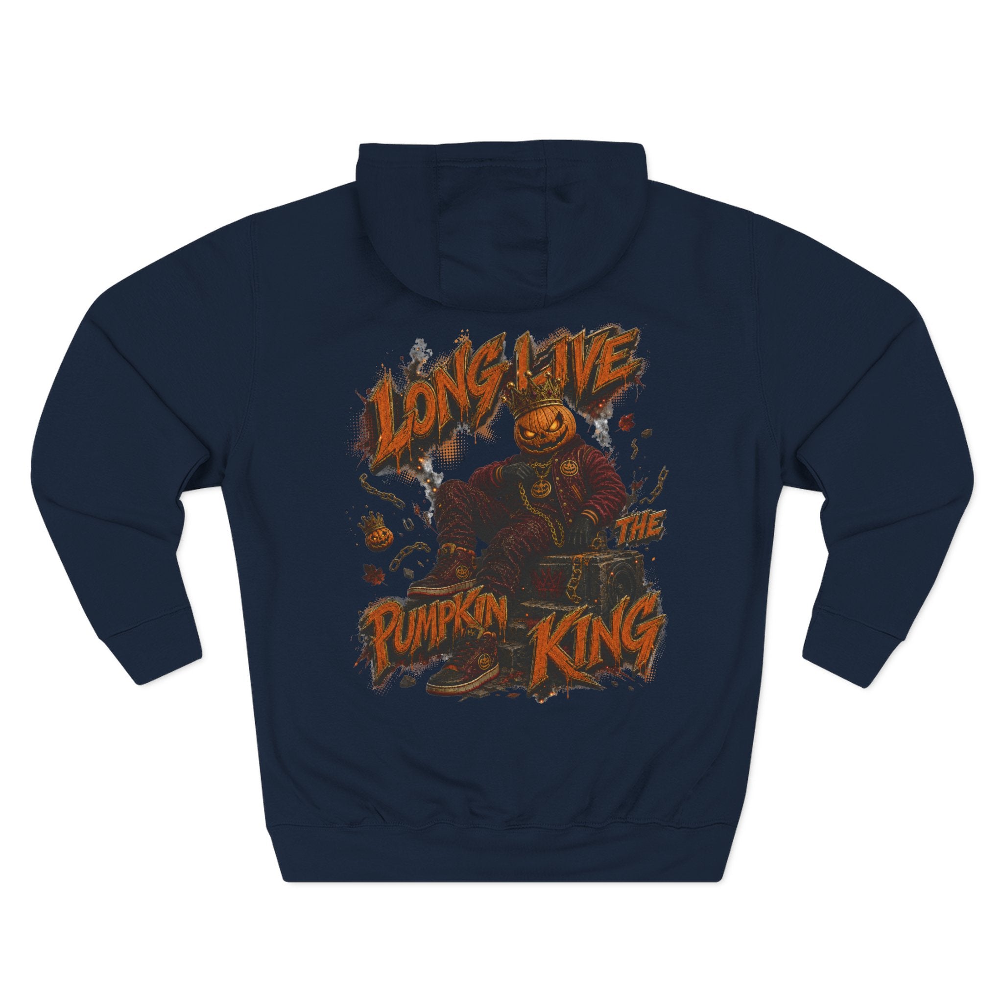 Long Live the Pumpkin King — Pumpkin Street Royalty Halloween Hoodie | Adult Unisex