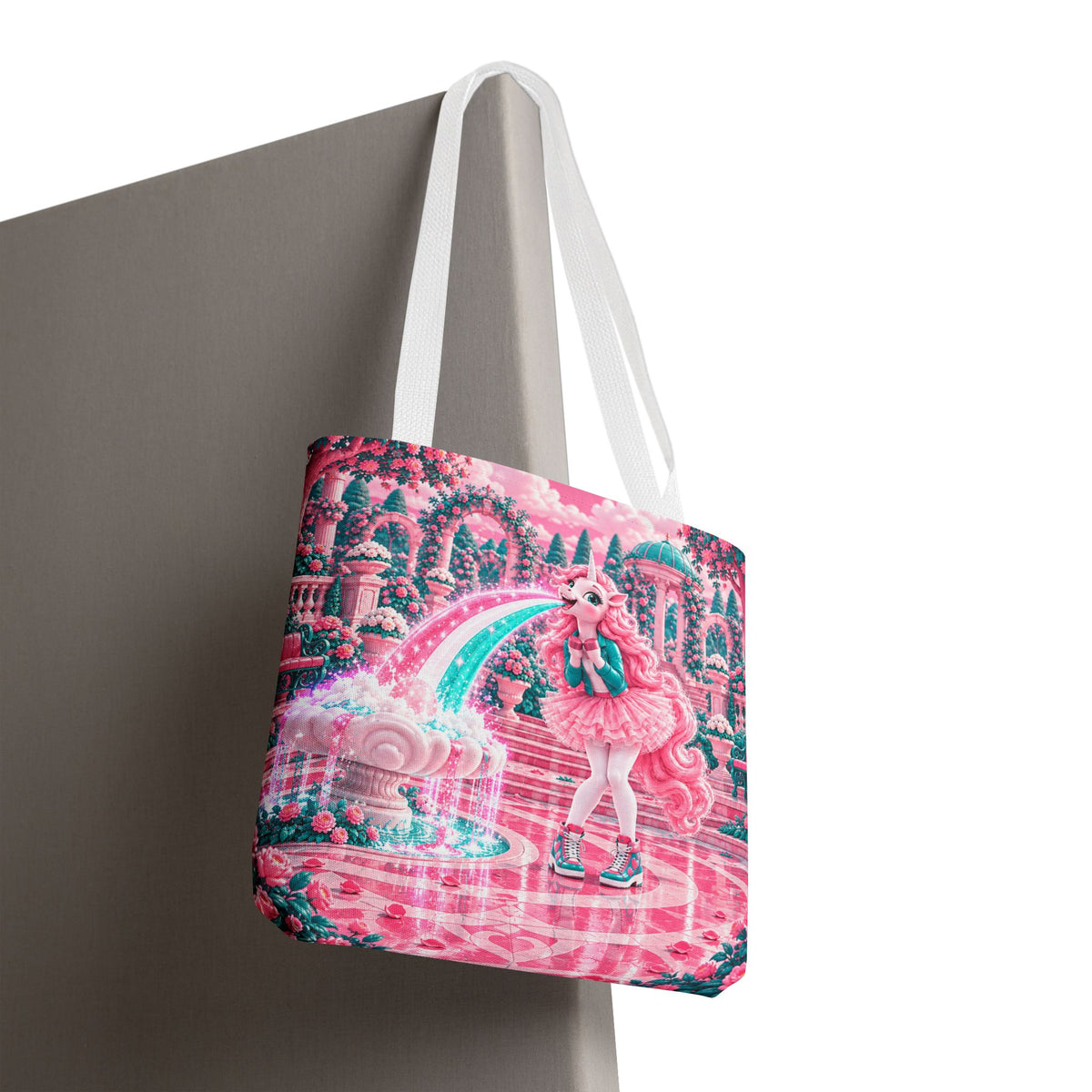 Umyrica Magical Collection™ Rainbow Wishes Unicorn Tote Bag - Everyday Carryall