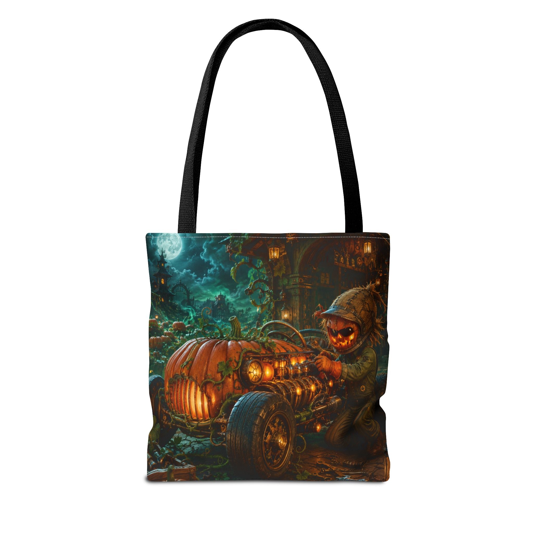 Halloween Tote Bag — Pumpkin Patch Mechanic