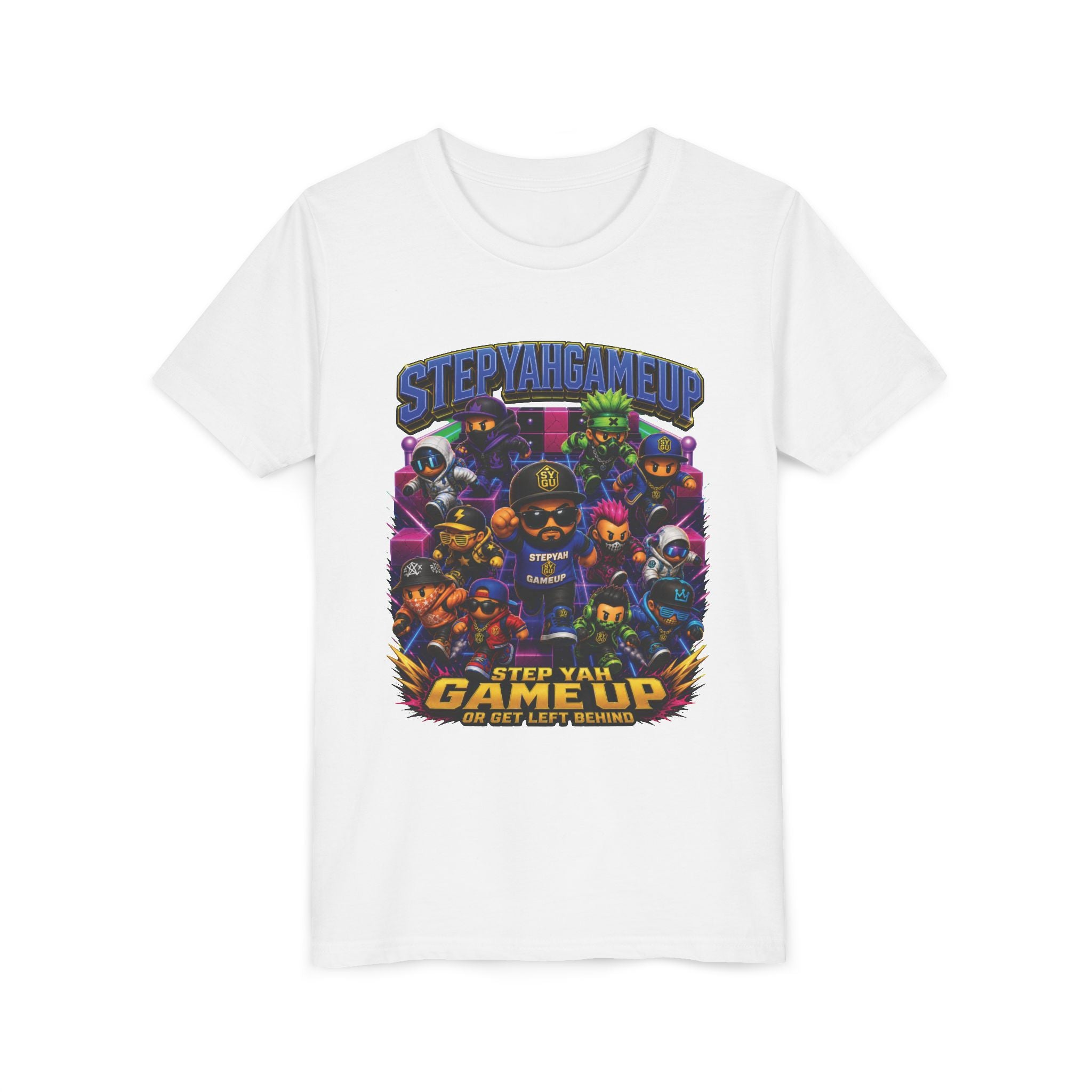 Step Yah Game Up Or Get Left Behind | Unisex Youth Tee