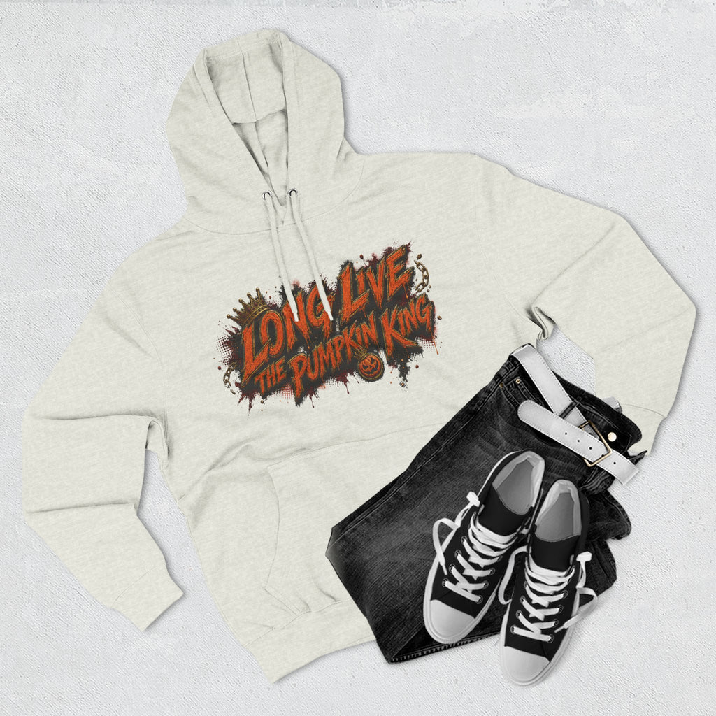 Long Live the Pumpkin King — Pumpkin Street Royalty Halloween Hoodie | Adult Unisex