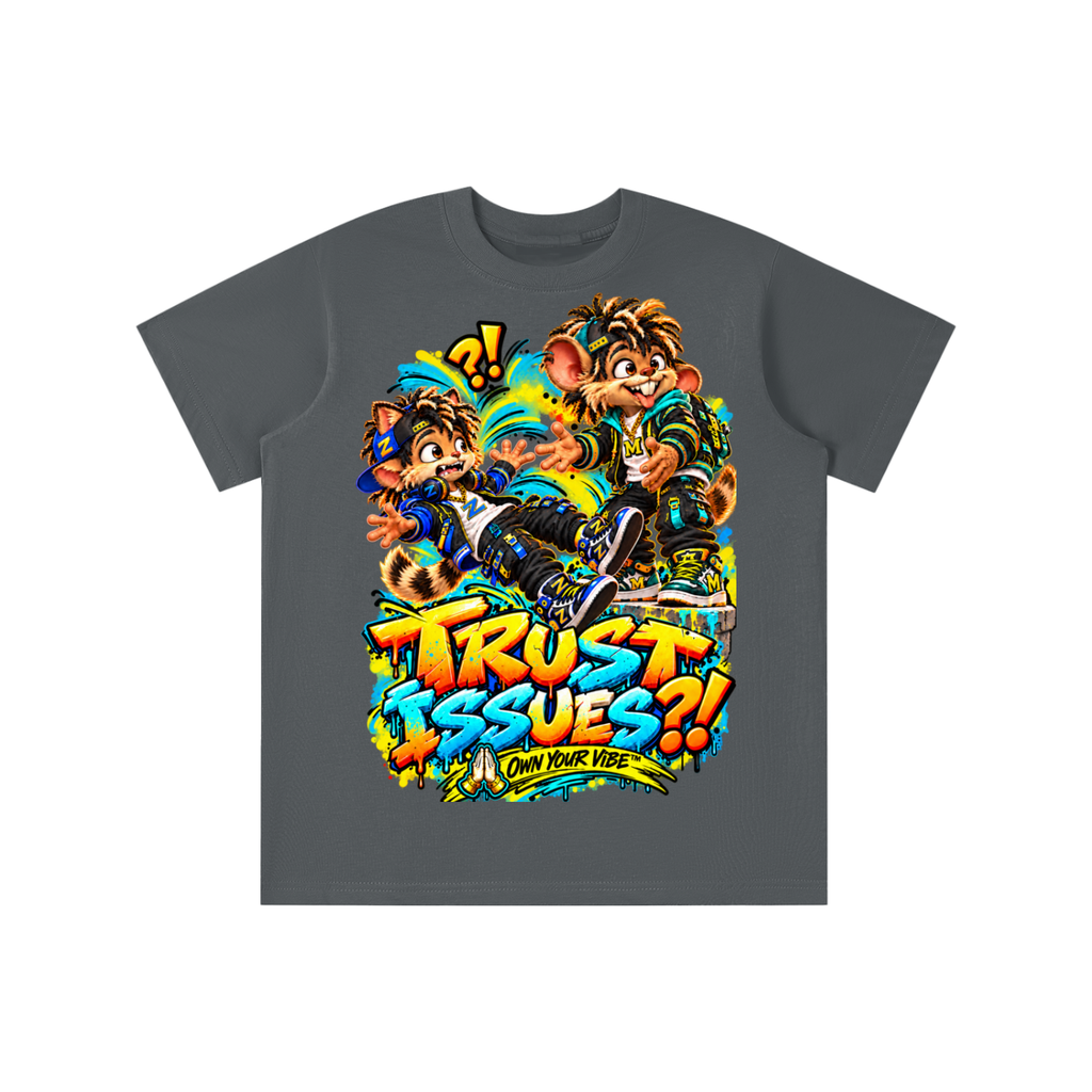 Own Your Vibe™ Trust Issues?! Graphic T-Shirt - Youth Unisex Tee