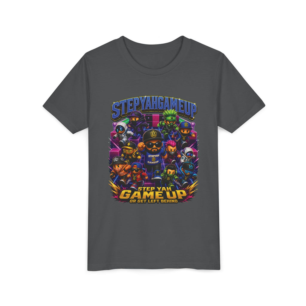Step Yah Game Up Or Get Left Behind | Unisex Youth Tee