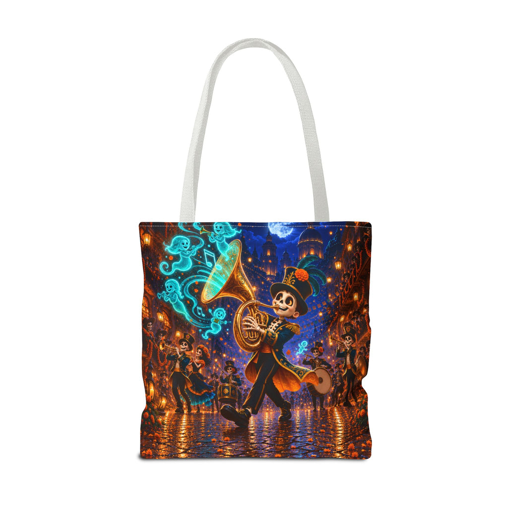 Halloween Tote Bag — Skeleton Brass Parade