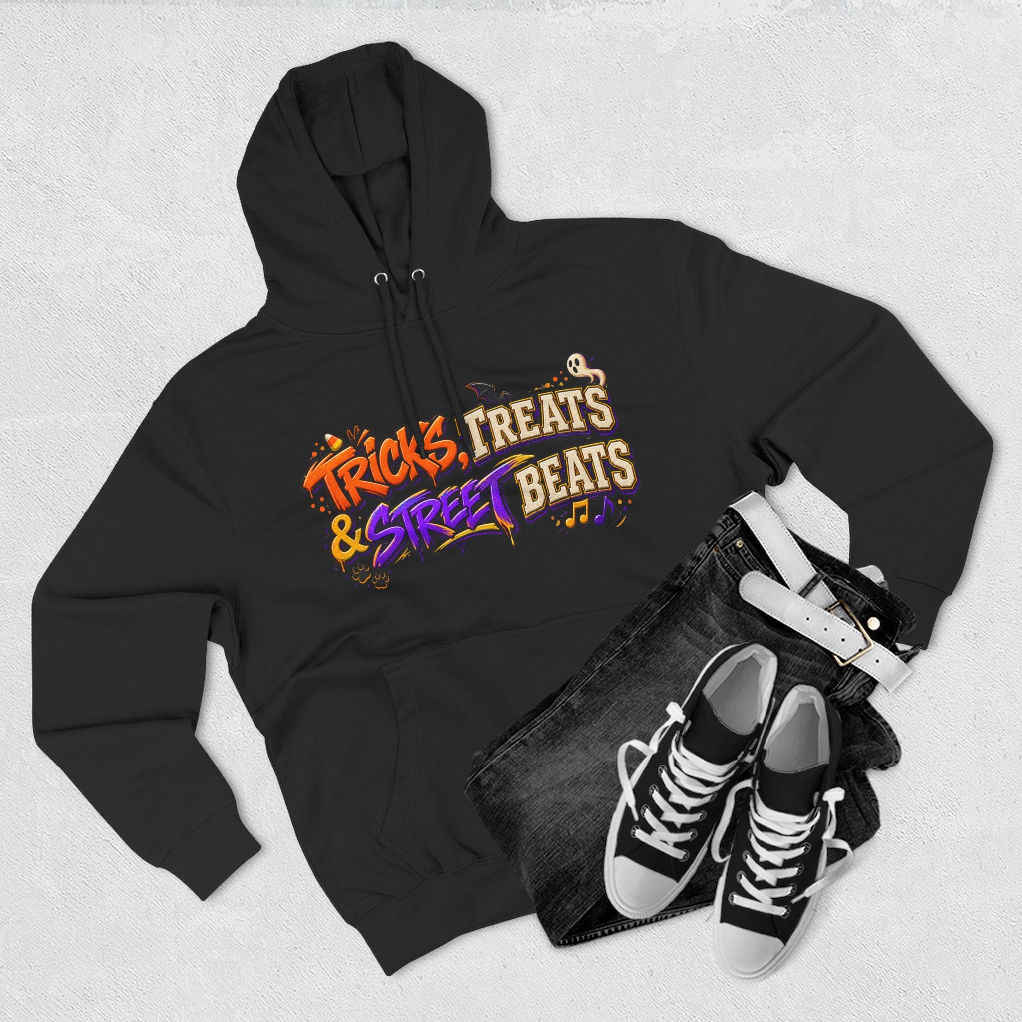 Tricks, Treats & Street Beats — Midnight Trick-or-Treat Crew Halloween Hoodie | Adult Unisex