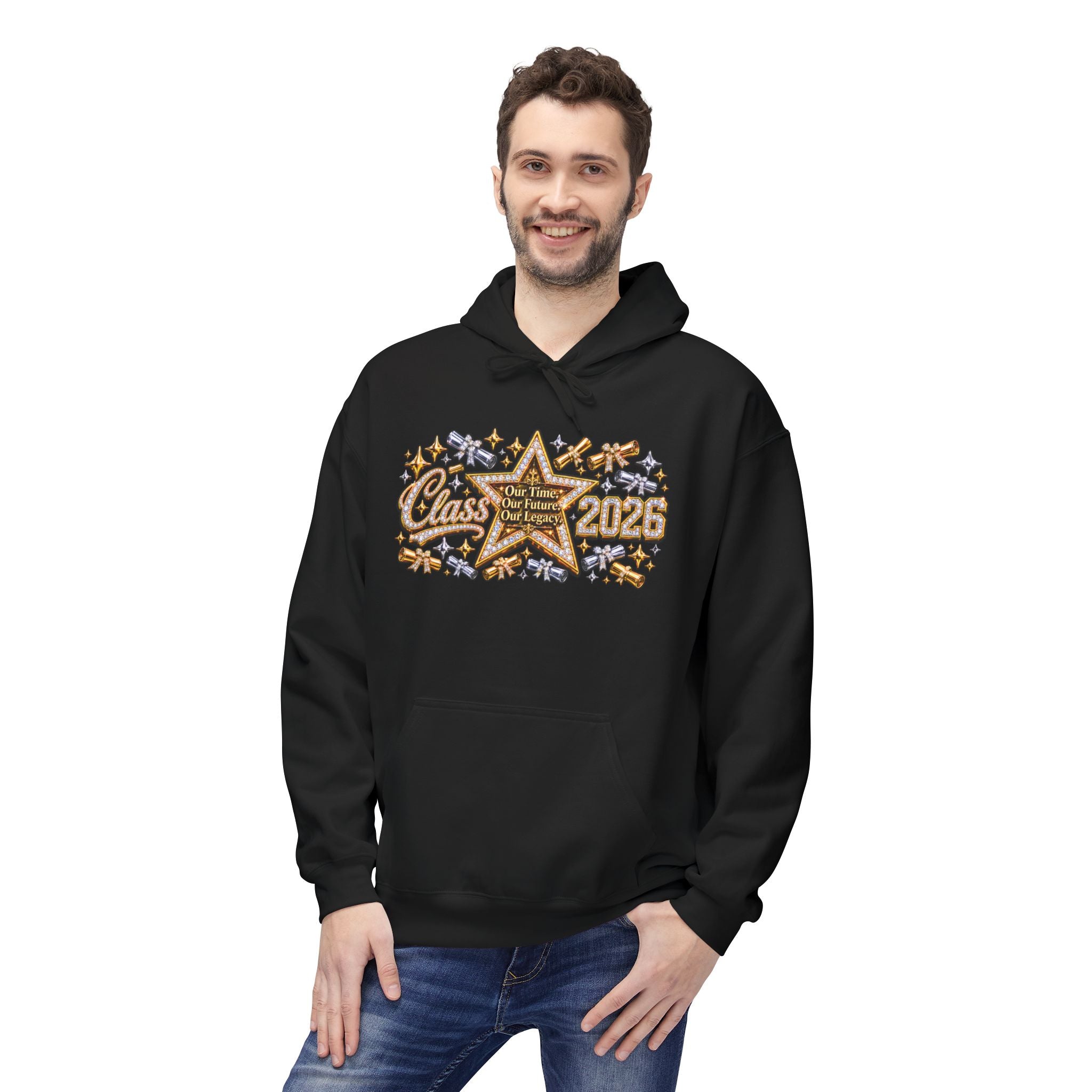 The King Miko Unisex   Hoodie — Class of 2026 | First Generation Graduate