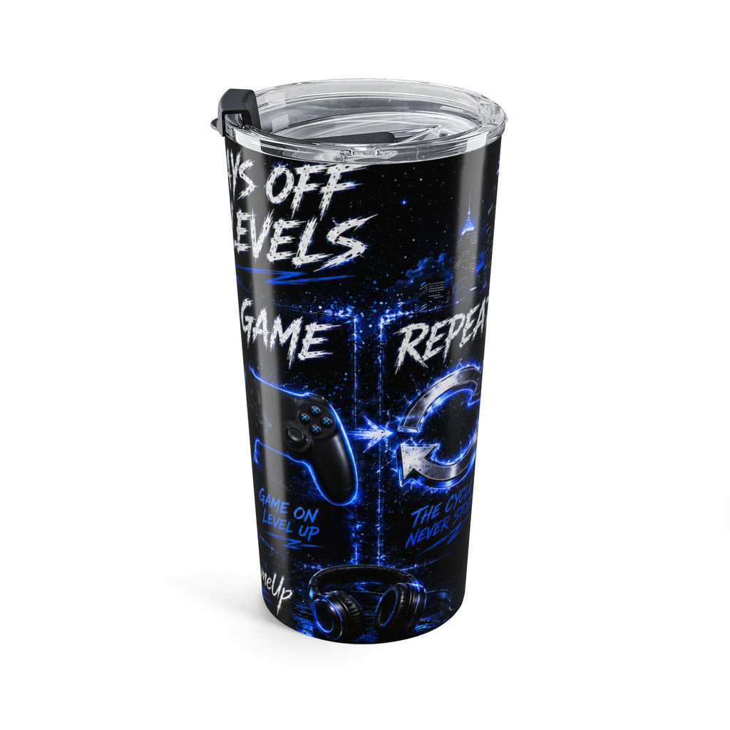 StepYahGameUp — Eat Sleep Game Repeat 2 | 20oz Tumbler