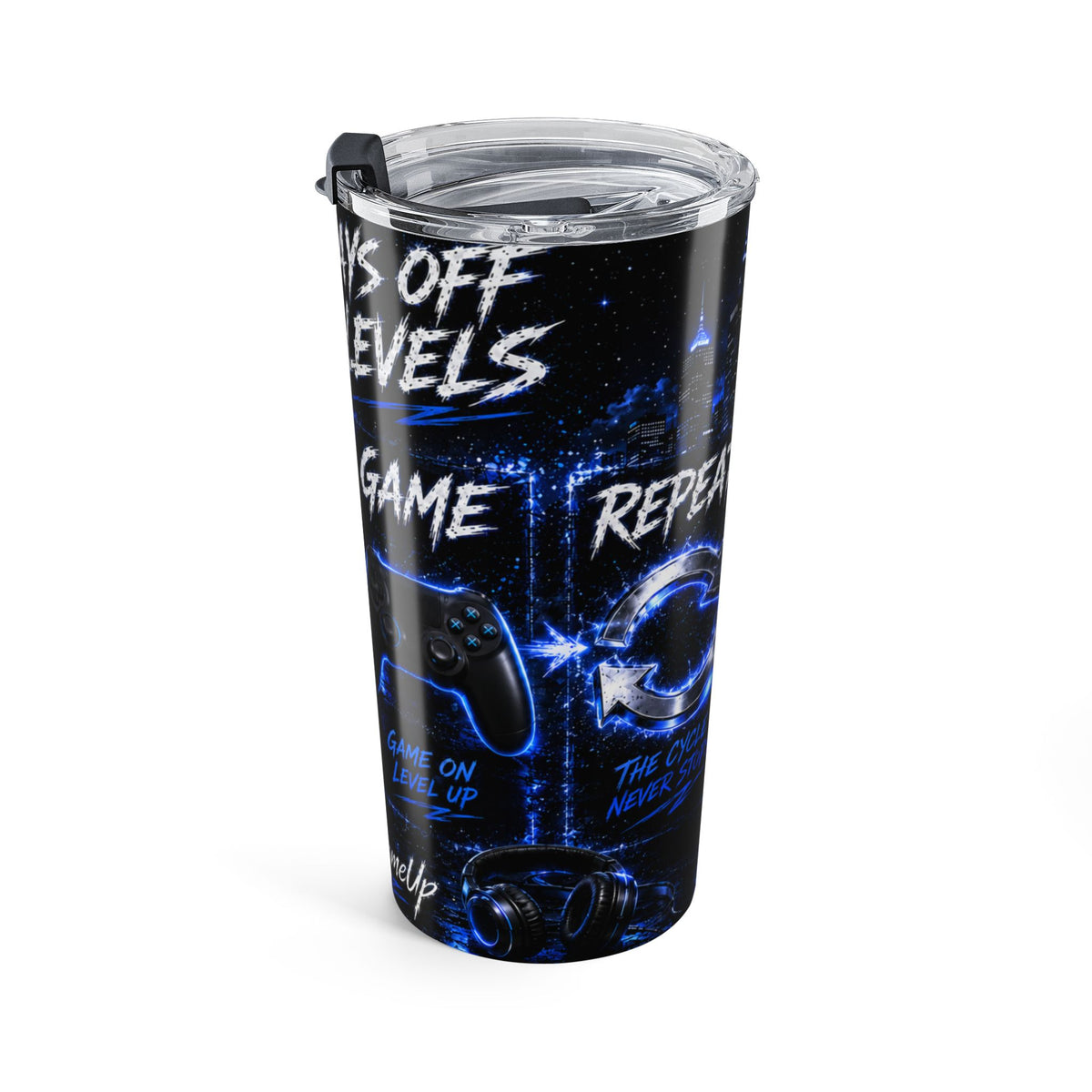 StepYahGameUp — Eat Sleep Game Repeat 2 | 20oz Tumbler