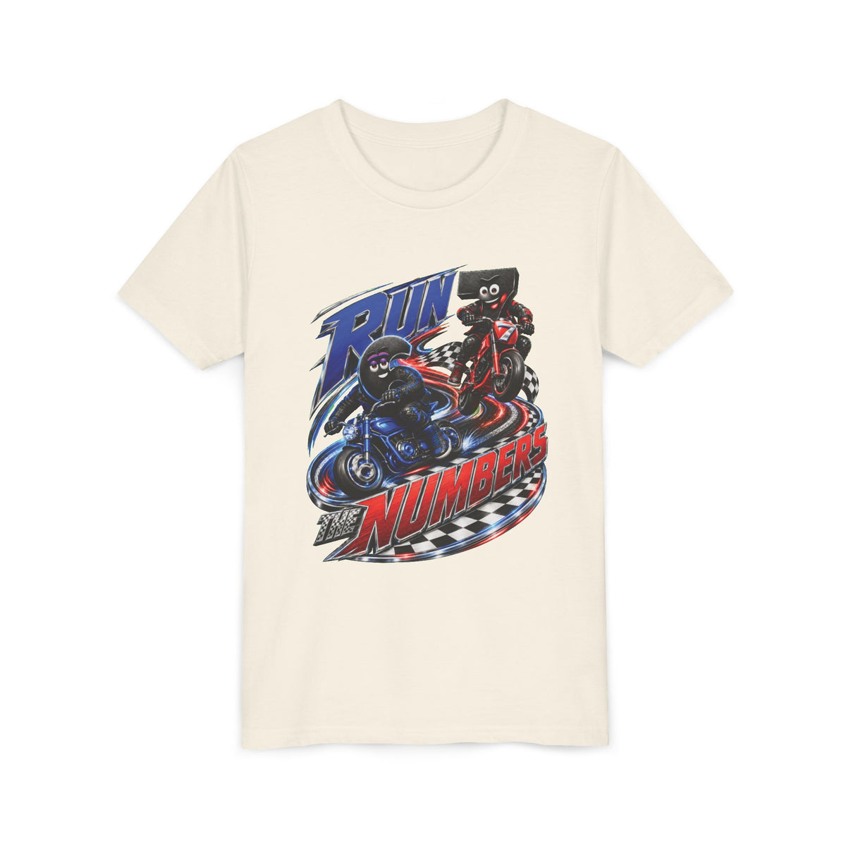 Title: 6-7: Run the Numbers | Youth Unisex Tee