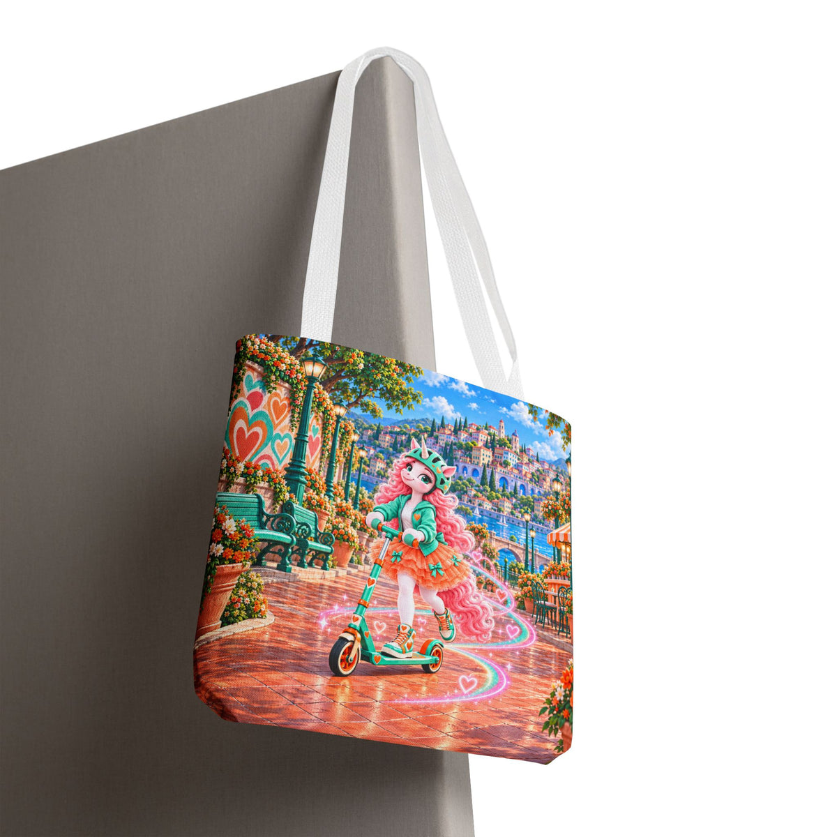Umyrica Magical Collection™ Ride Your Own Rainbow Unicorn Tote Bag - Everyday Carryall