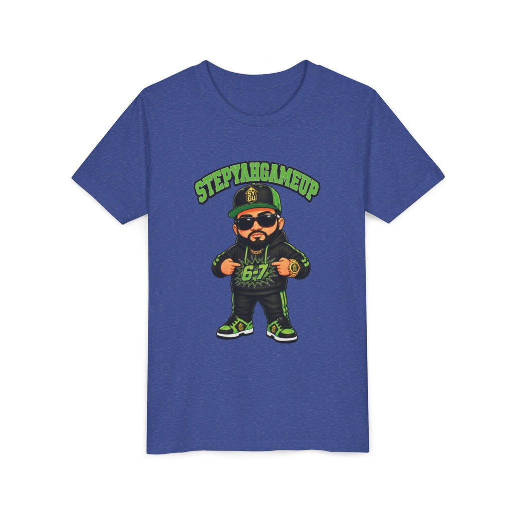 StepYahGameUp — Stumble Step 6-7 | Green Edition | Unisex Youth Tee