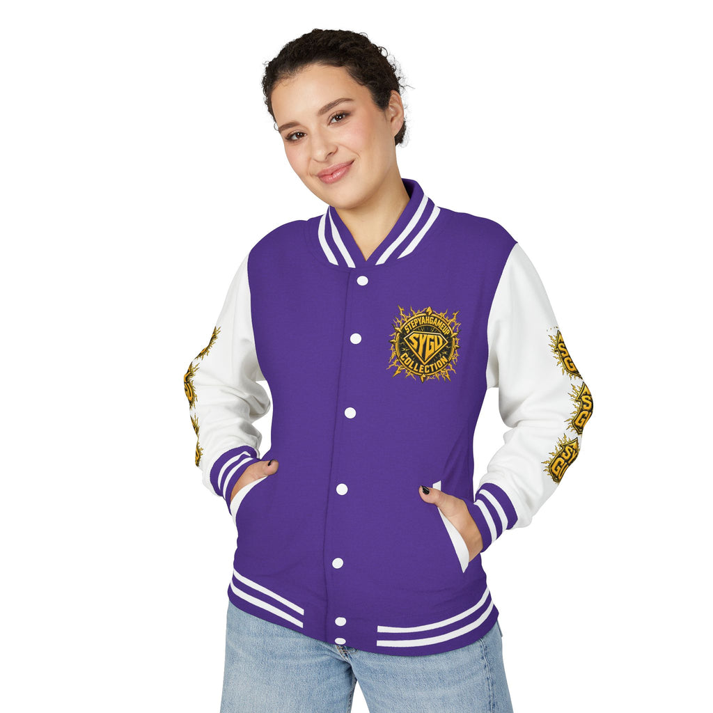 StepYahGameUp — Game On!!!! | Unisex Letterman Jacket