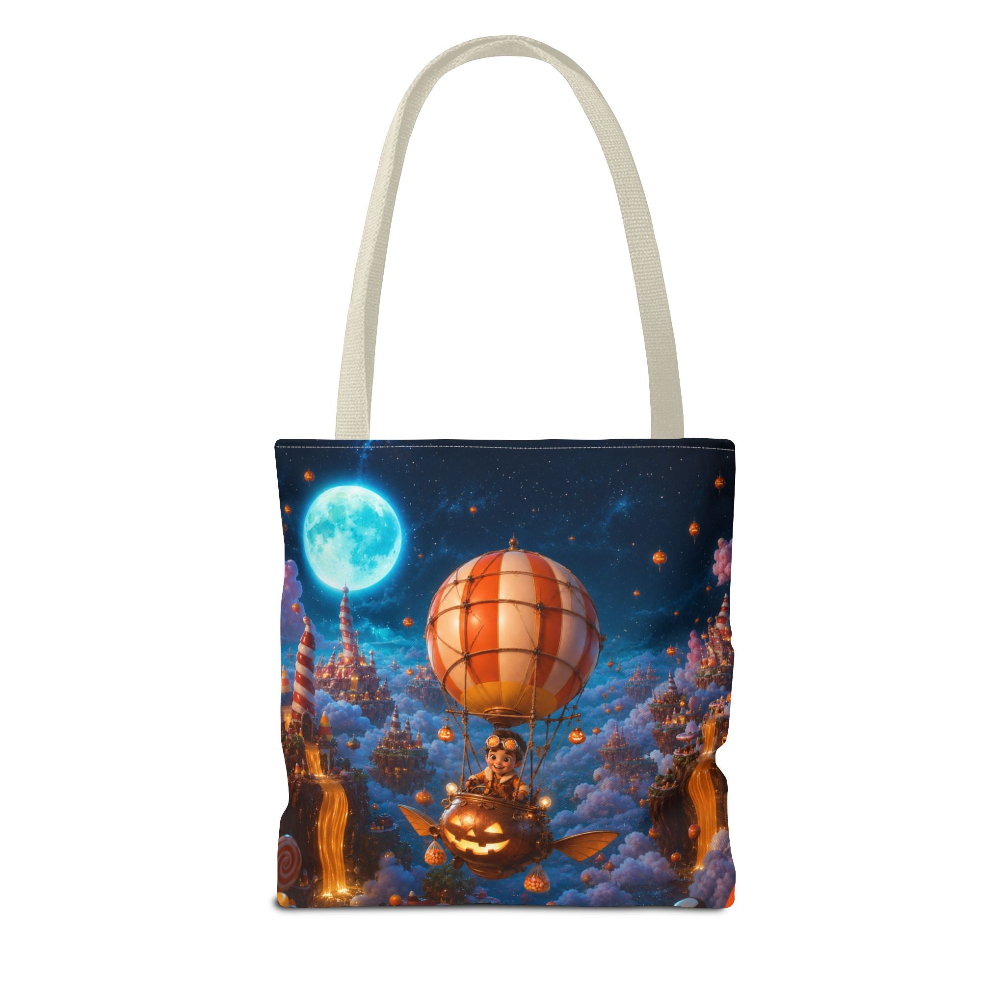 Halloween Tote Bag — Candy Corn Sky Captain