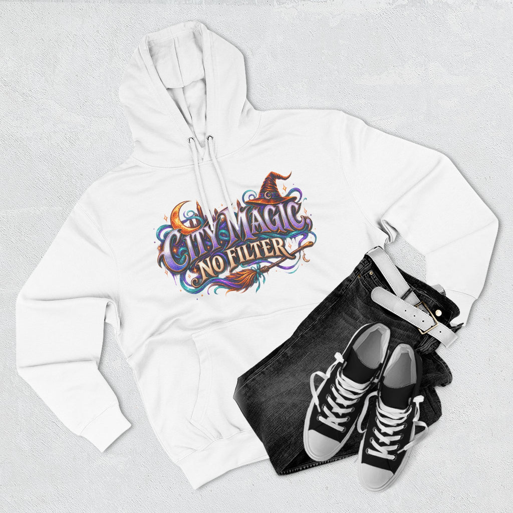 City Magic, No Filter — Urban Witch Halloween Hoodie | Adult Unisex