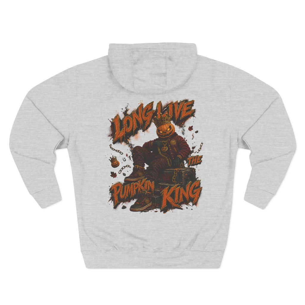 Long Live the Pumpkin King — Pumpkin Street Royalty Halloween Hoodie | Adult Unisex