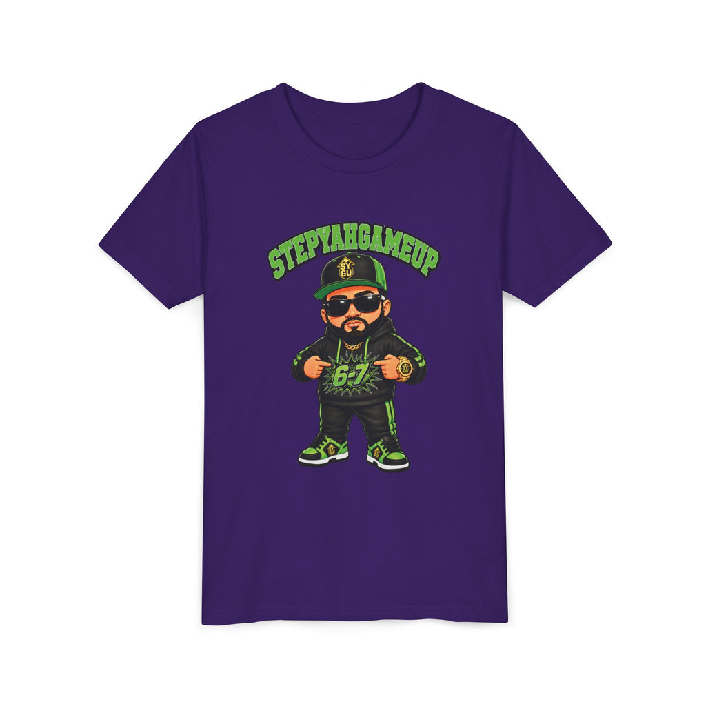 StepYahGameUp — Stumble Step 6-7 | Green Edition | Unisex Youth Tee