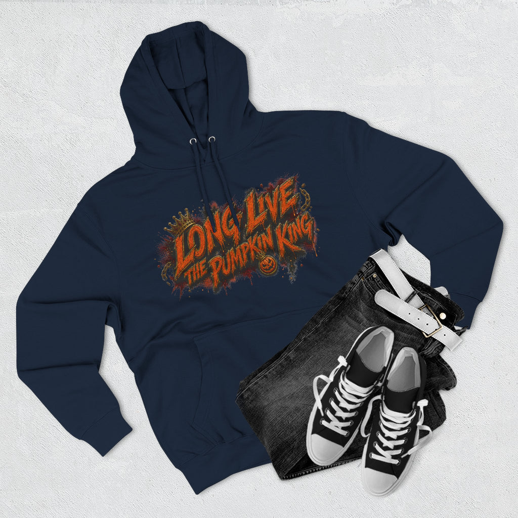 Long Live the Pumpkin King — Pumpkin Street Royalty Halloween Hoodie | Adult Unisex