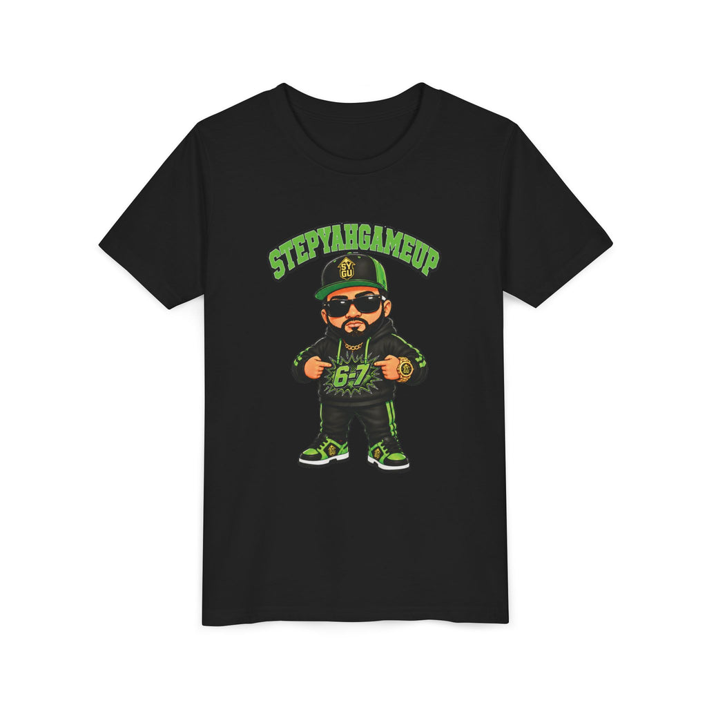 StepYahGameUp — Stumble Step 6-7 | Green Edition | Unisex Youth Tee