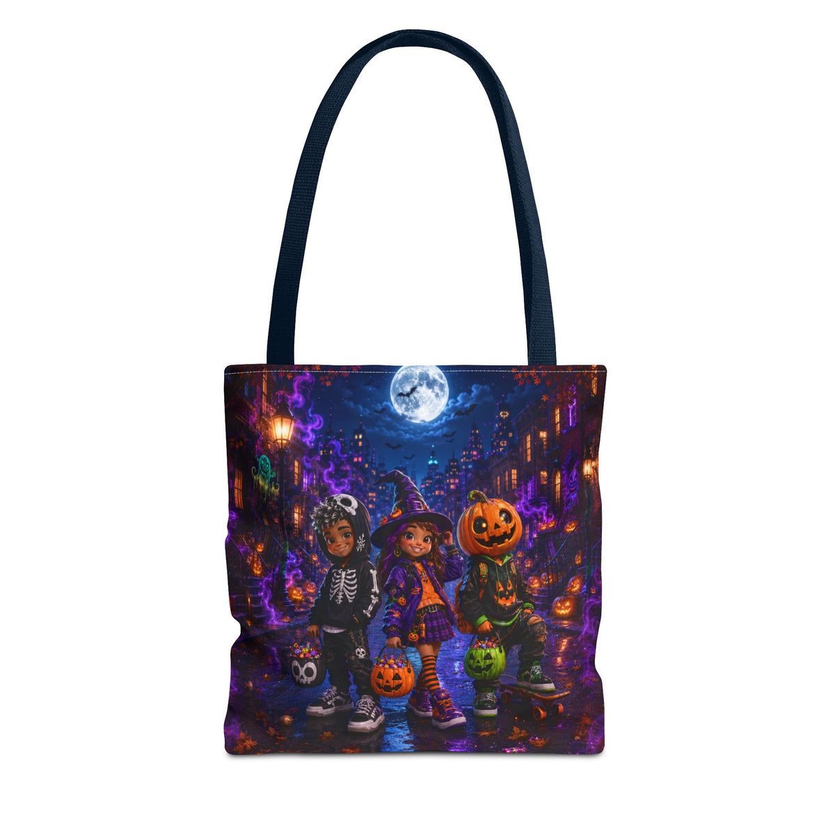 Halloween Tote Bag — Midnight Trick-or-Treat Crew