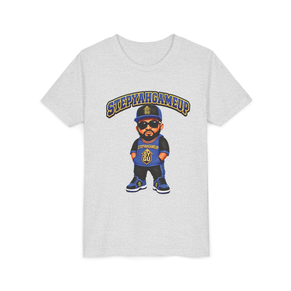 StepYahGameUp — Stumble Step | Hands In Pockets | Unisex Youth Tee