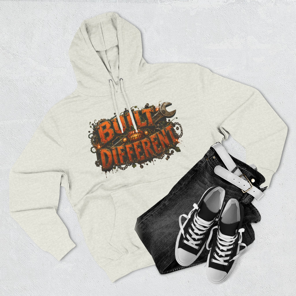 Built Different — Pumpkin Patch Mechanic Halloween Hoodie | Adult Unisex