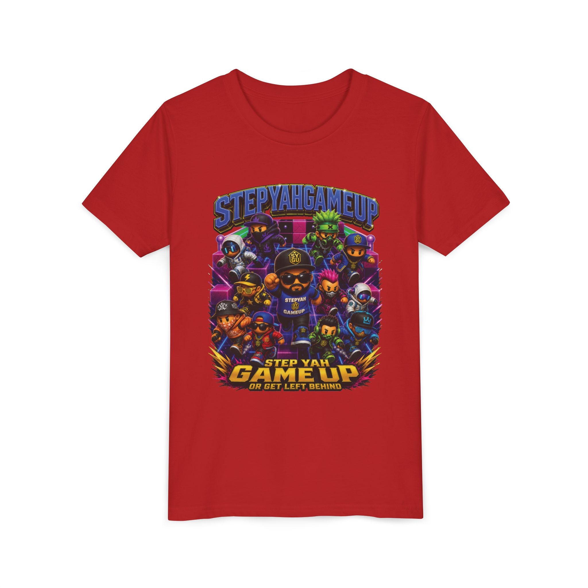 Step Yah Game Up Or Get Left Behind | Unisex Youth Tee