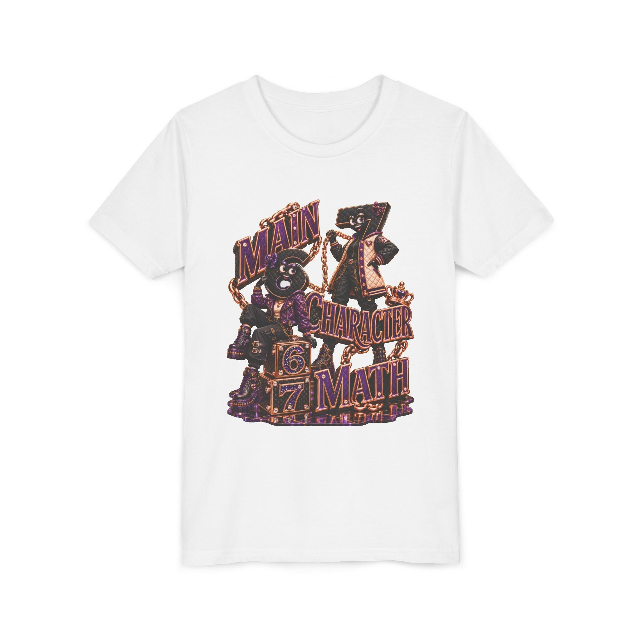 6-7: Main Character Math | Youth Unisex Tee