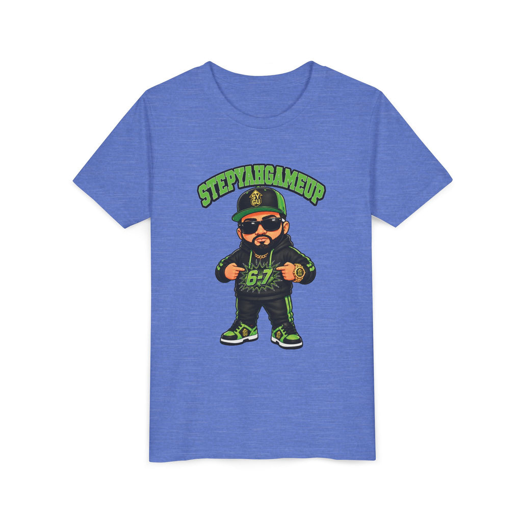 StepYahGameUp — Stumble Step 6-7 | Green Edition | Unisex Youth Tee